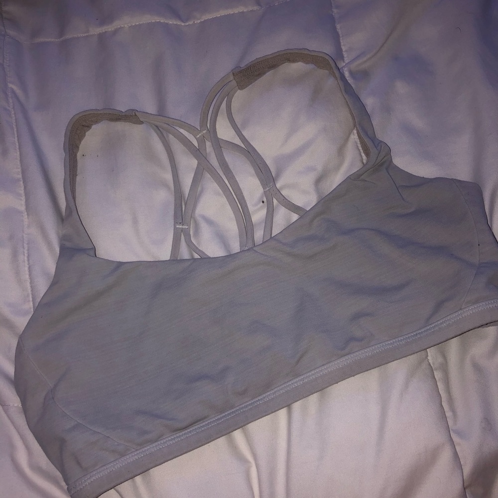 Light grey lulu bra